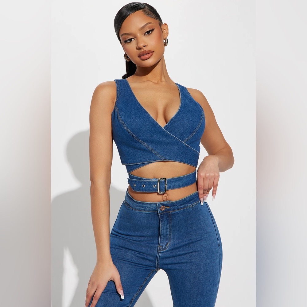 Denim Crop Top